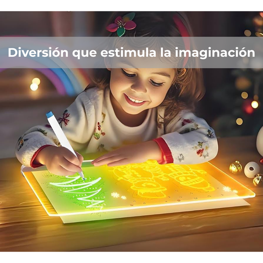 BrillaCrea®️ - Pizarra Mágica LED