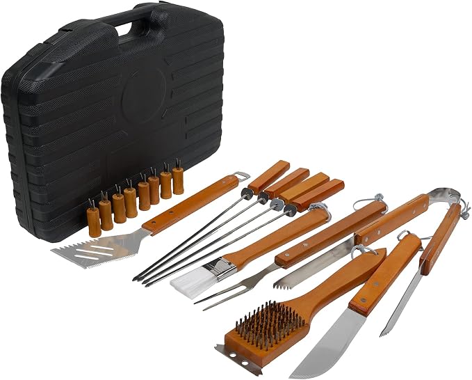 FerroGrill™ | Set Parrillero 18 Piezas con Maleta