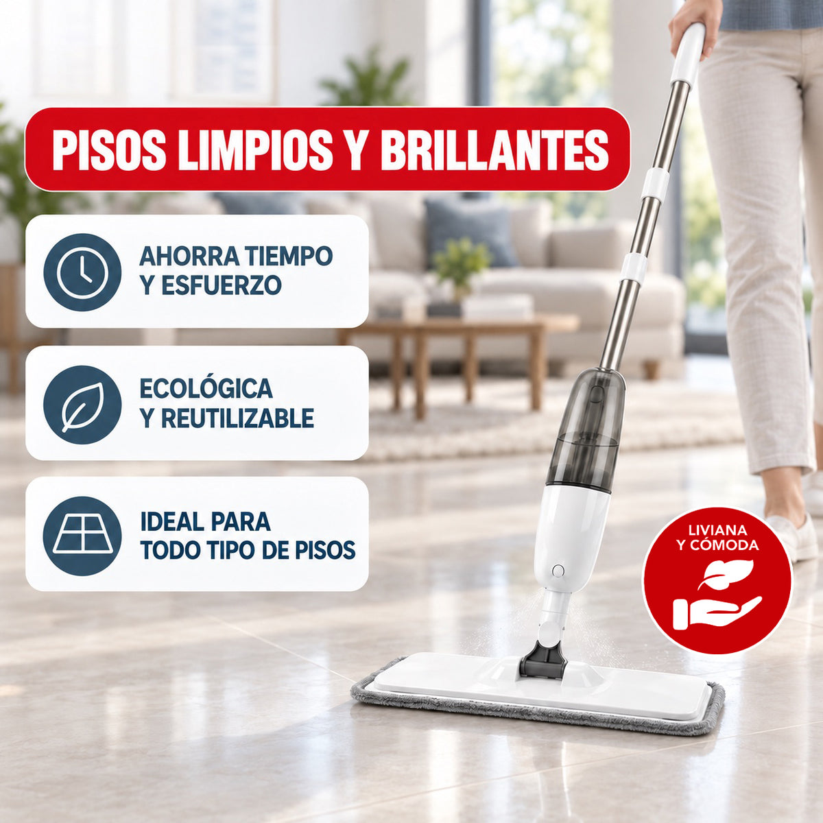 BrisaMop™ | Limpieza Fácil en Cada Pasada