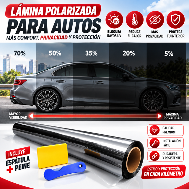 PrivGlass™ | Lámina Espejo de Privacidad 2x1
