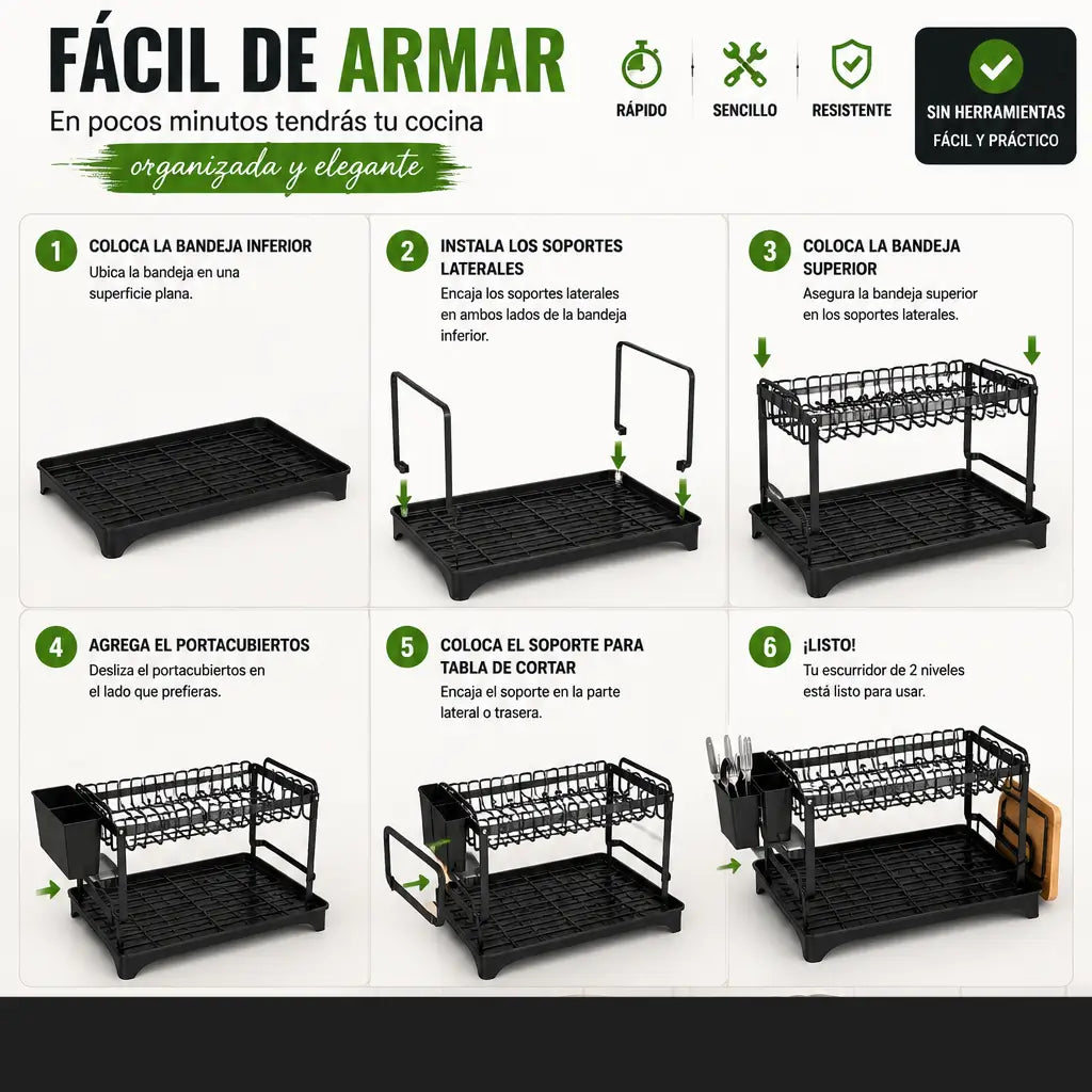 OrdenaRack™ - 🎁 Incluye GRATIS Polvo Destapa Cañerías