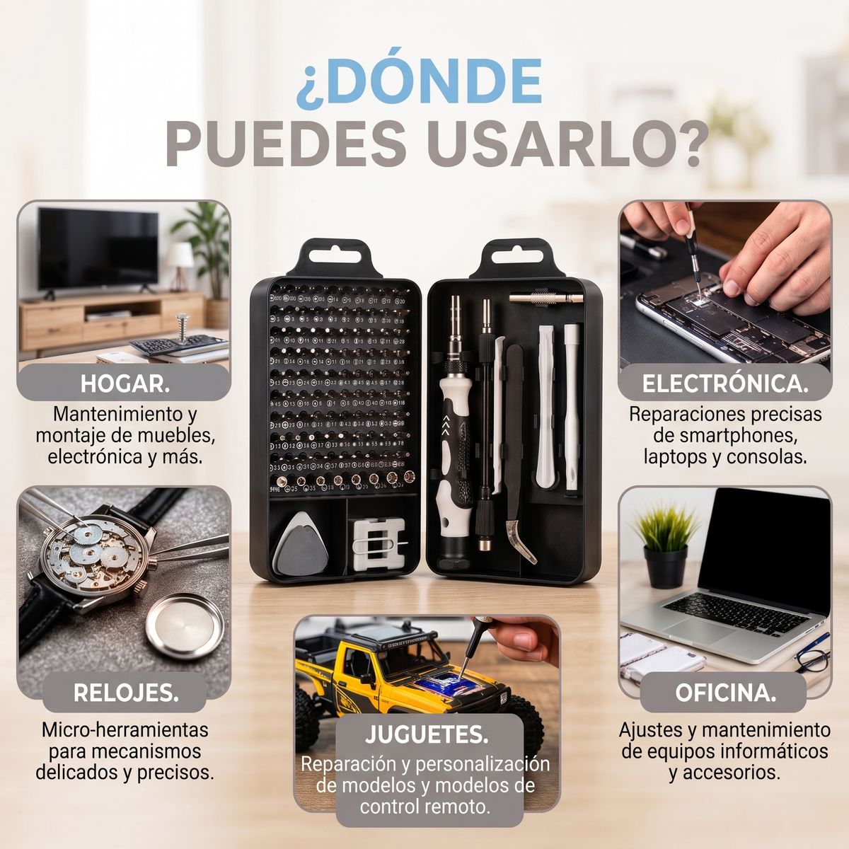 PrecisionLab 115™ | Tu taller de precisión portátil