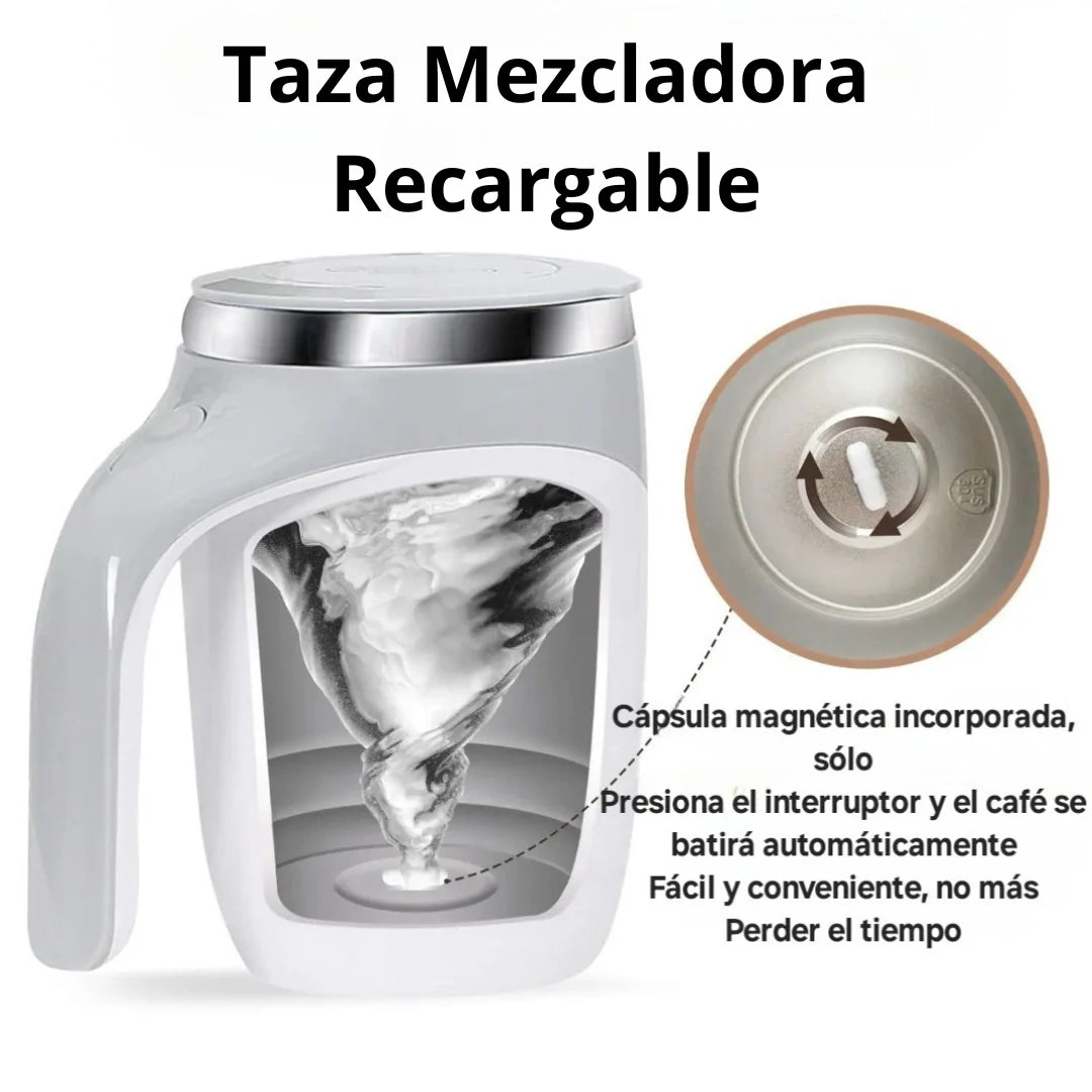 AutoMix™ | Taza Mezcladora Automática 2x1
