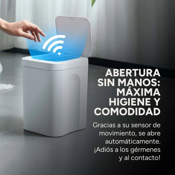 SensorBin™️ | Basurero Automático Cero Toque 14 Litros