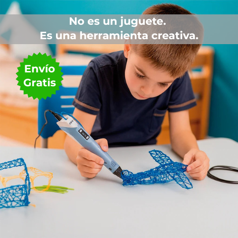 Smartex®️ - Lapiz 3D + 100 Metros filamentos
