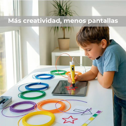 Smartex®️ - Lapiz 3D + 100 Metros filamentos