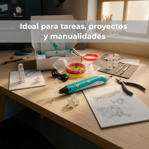 Smartex®️ - Lapiz 3D + 100 Metros filamentos