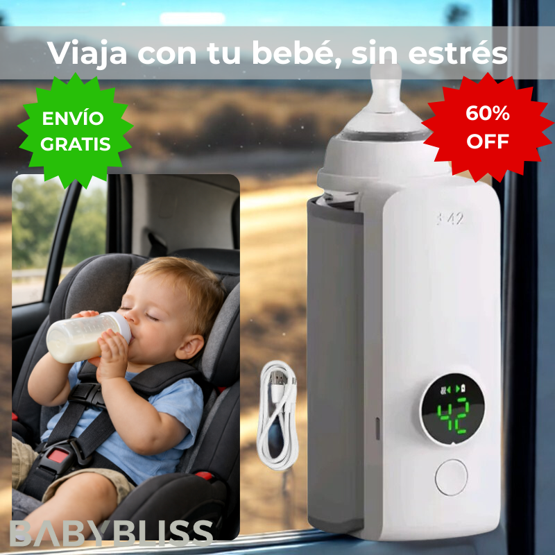 BABYBLISS®️ Calentador Mamadera Portátil