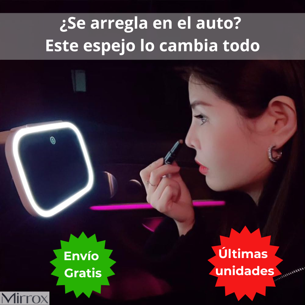 MIRROX®️ - ESPEJO LED PARA AUTO