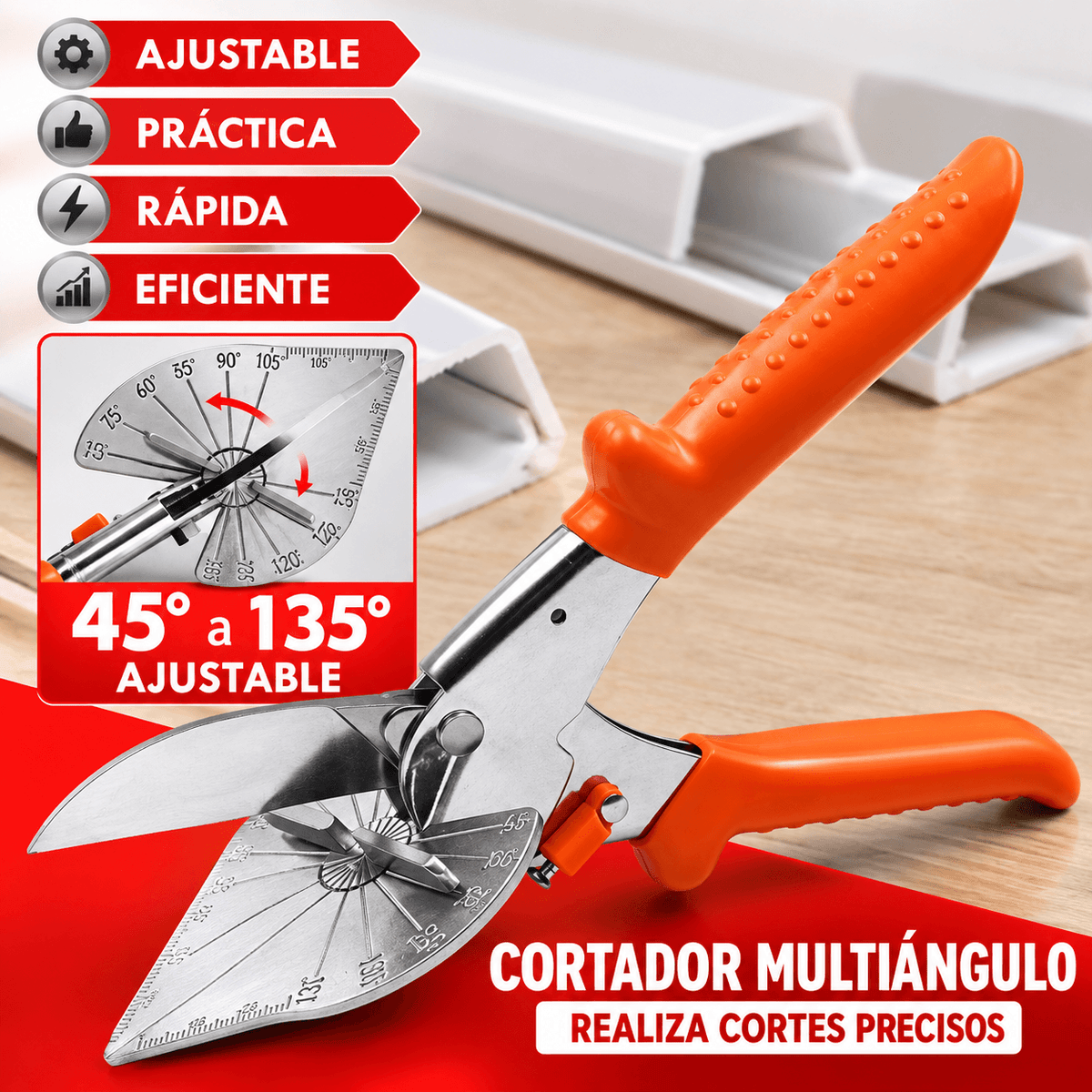 CortePro™ | Tijera Multiángulo de Precisión