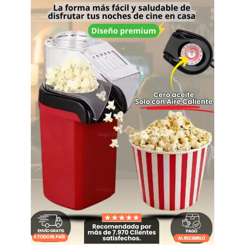 Pophome®️ - Máquina Palomitas con Aire Caliente