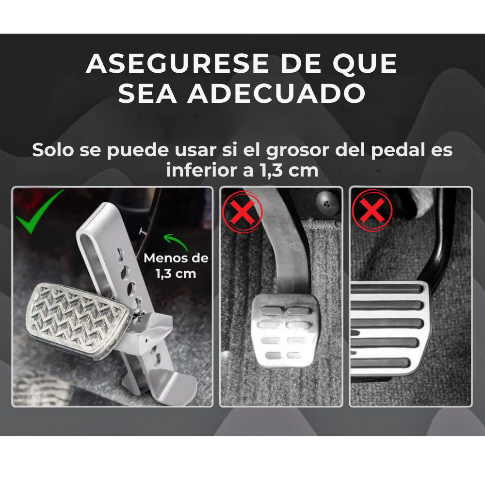 Kit AutoSafe®️ - Traba pedal + Traba volante