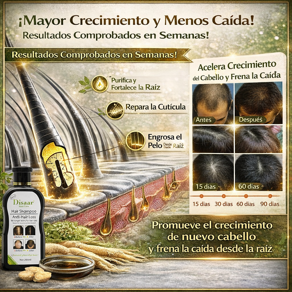 SHAMPOO ANTICAIDA DISAAR 200ML
