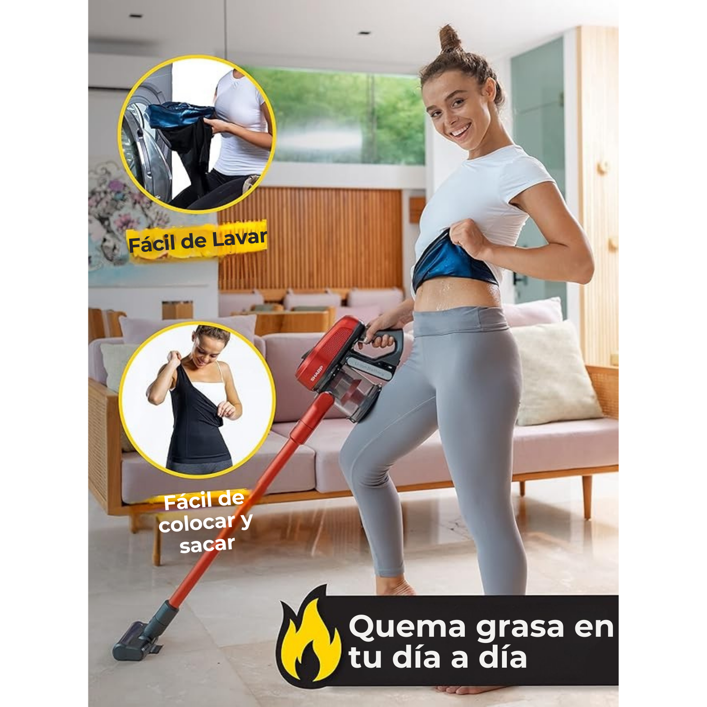 Sculpex®️ - Faja Térmica de Sauna Femenina