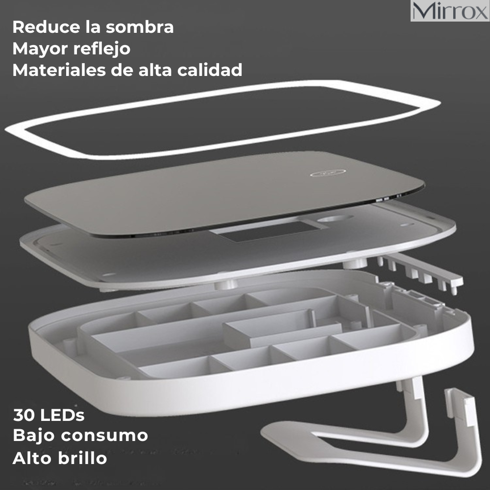 MIRROX®️ - ESPEJO LED PARA AUTO