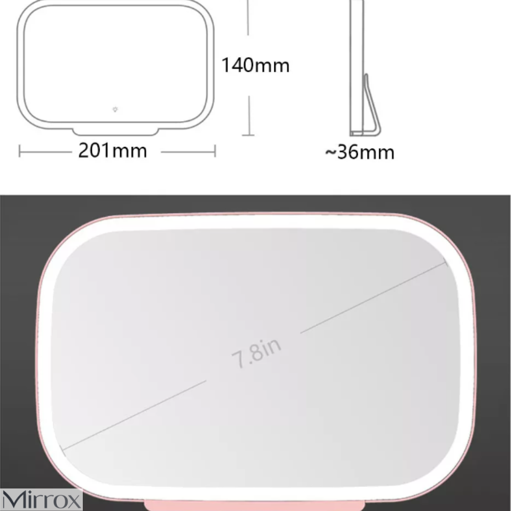 MIRROX®️ - ESPEJO LED PARA AUTO