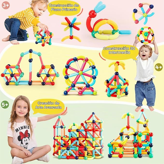 Juego Magnético que Estimula la Creatividad y el Aprendizaje