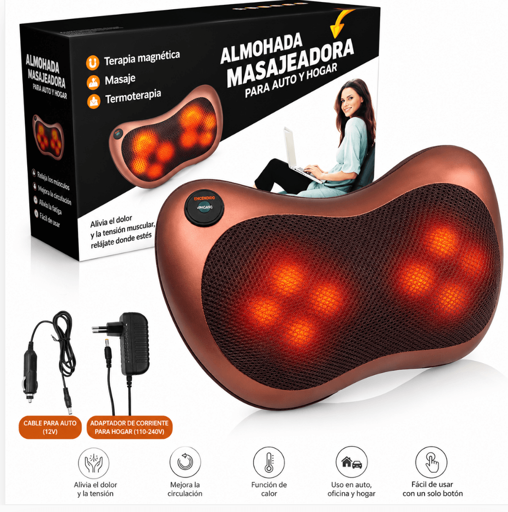BodyRelax Pro® - Cojin Masajeador con Calor