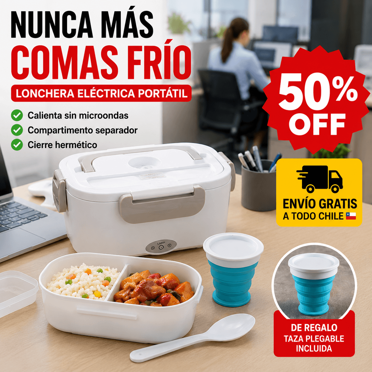 HotLunch® - Lonchera eléctrica portátil