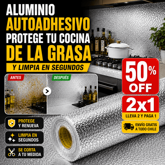 AlumClean Max® | Protege tu cocina y limpia en segundos 2x1
