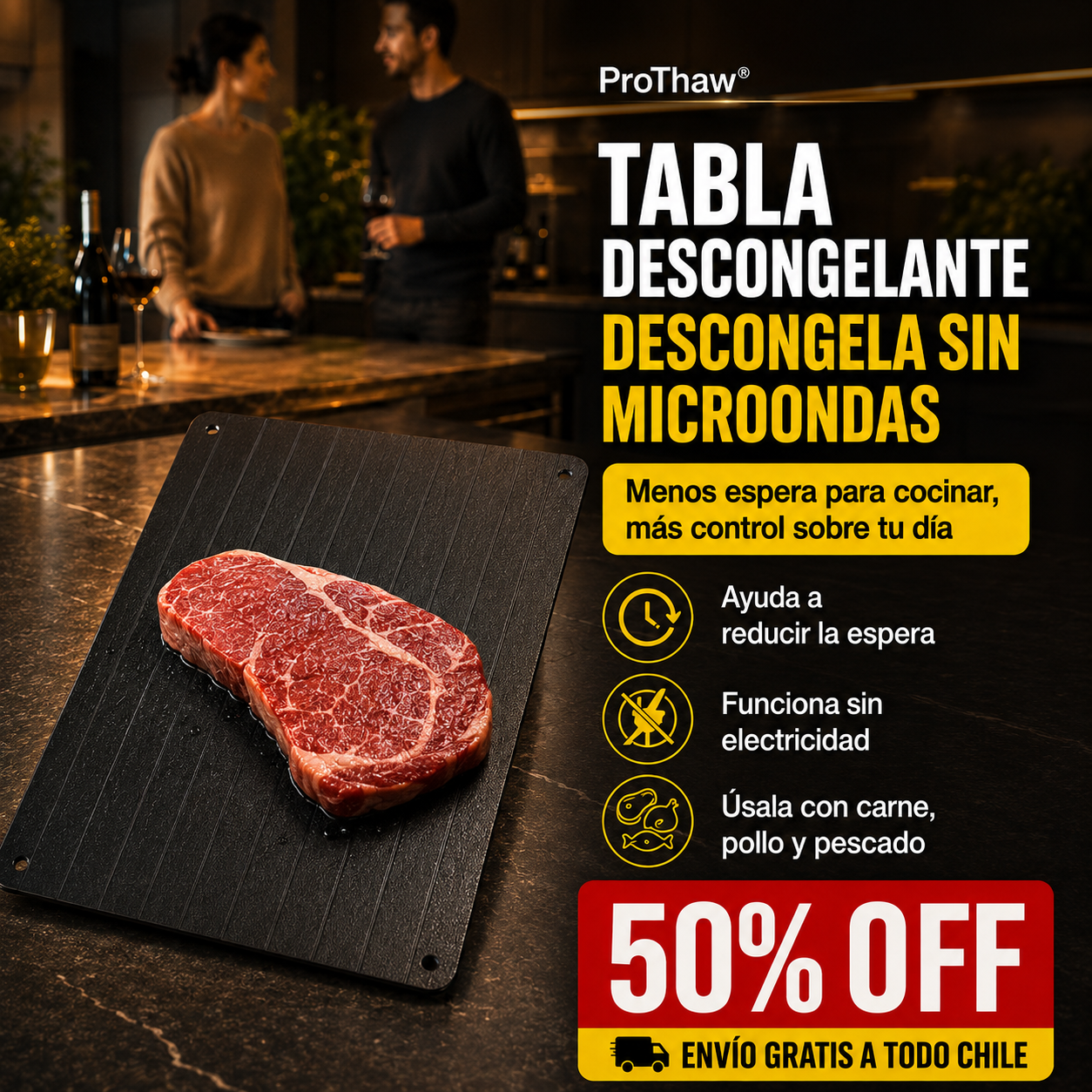 ProThaw®: Tabla Descongelante Rápida