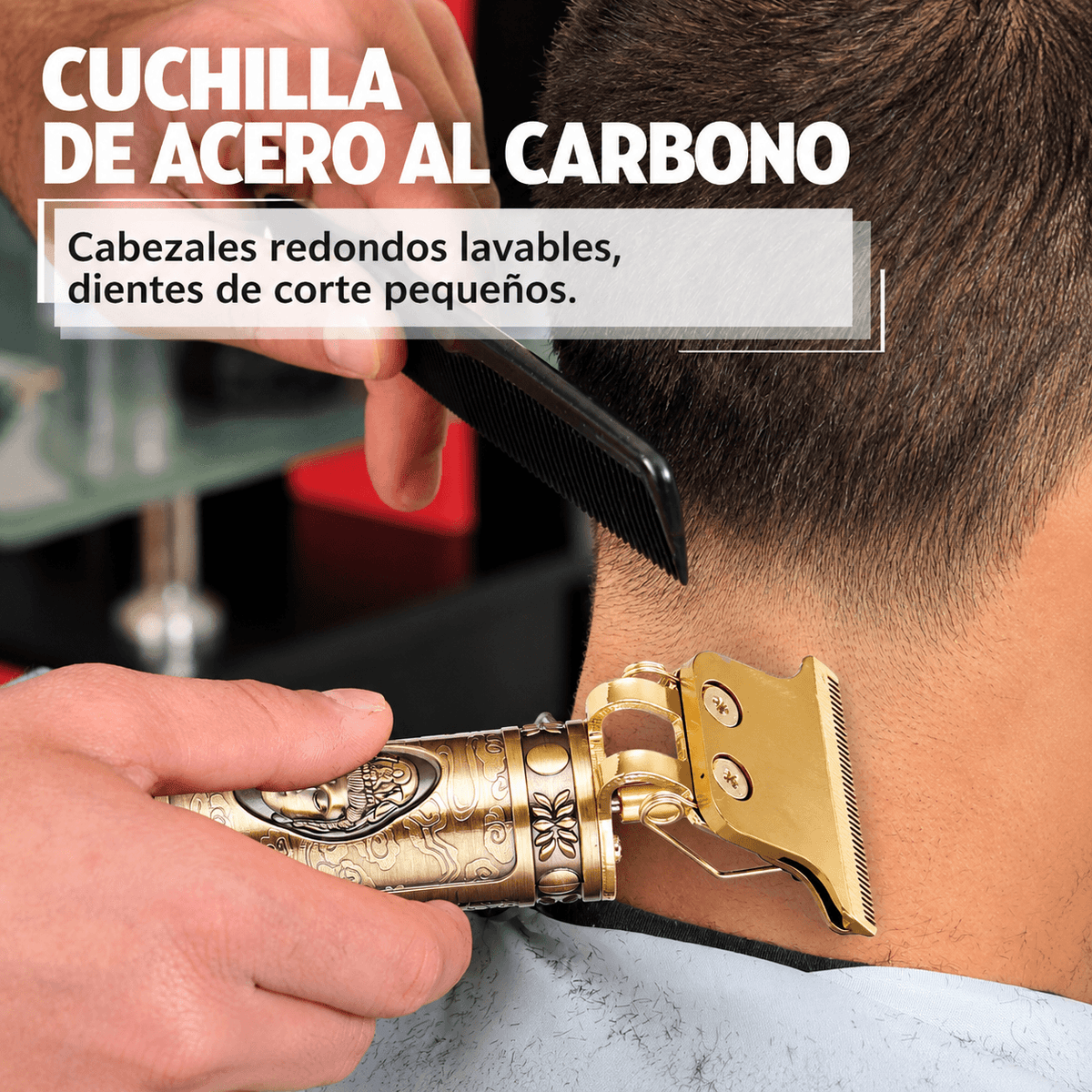Afeitadora Inalámbrica – Barba y Contornos Definidos Desde Casa