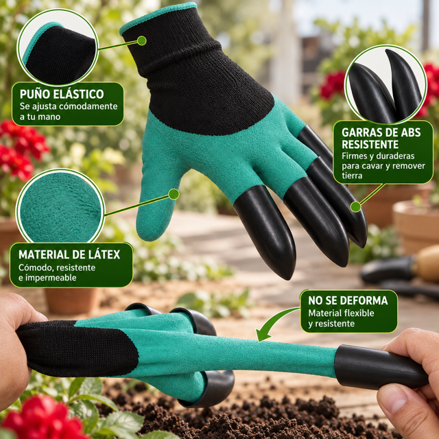JardiGarra™ | Guantes con Garras para Jardín 2x1
