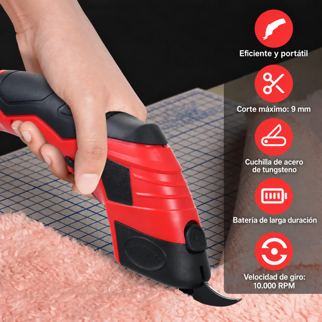 CortePro™ | Tijera Eléctrica + Cabezal de Regalo
