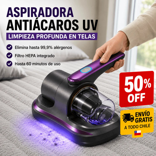 PureVac® - Aspiradora Inalámbrica Anti Ácaros