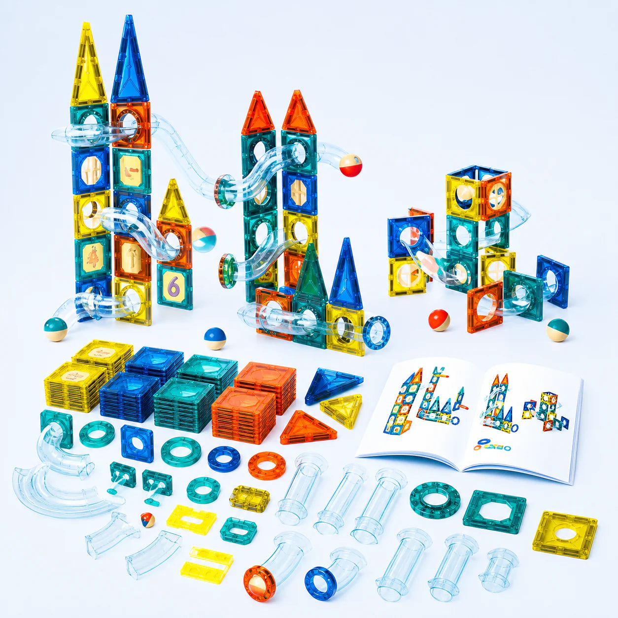 MagnaBlocks™ | Juego Educativo Magnético de 97 Piezas