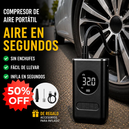 AirGo Pro™ | Compresor de Aire Portátil Inalámbrico