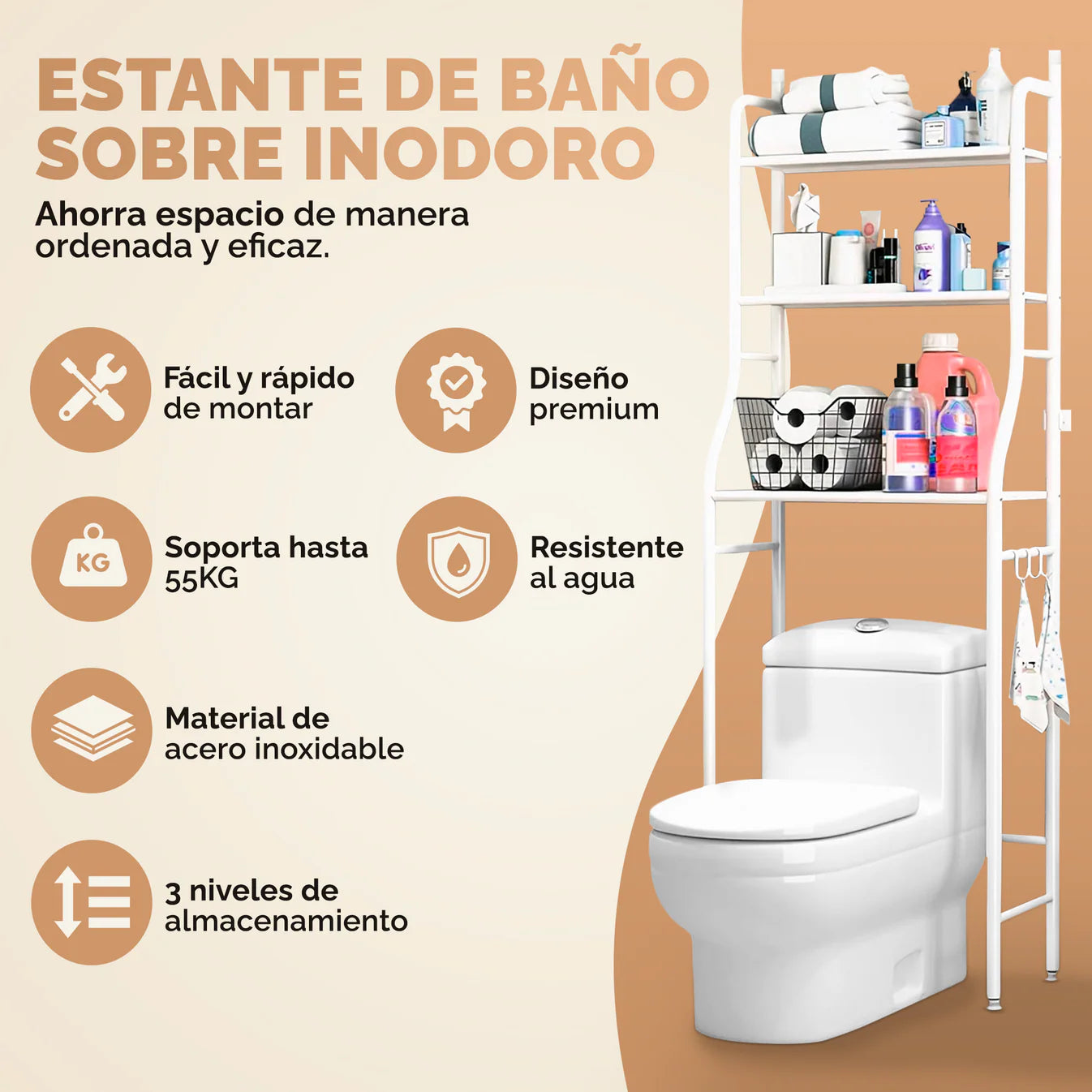 Estante Organizador 3 Capas Largos