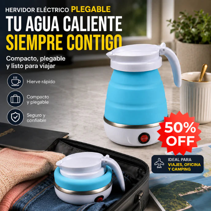 TravelHeat™ - Hervidor Plegable Portátil