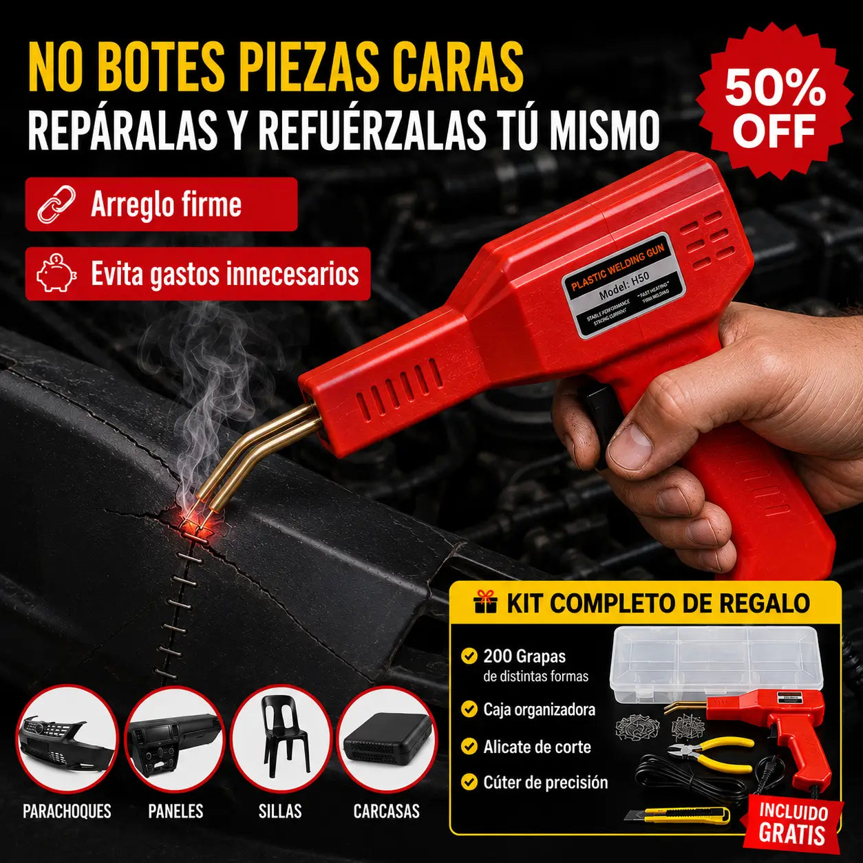 PlasticPro™️ - Kit para Soldadura de Plastico