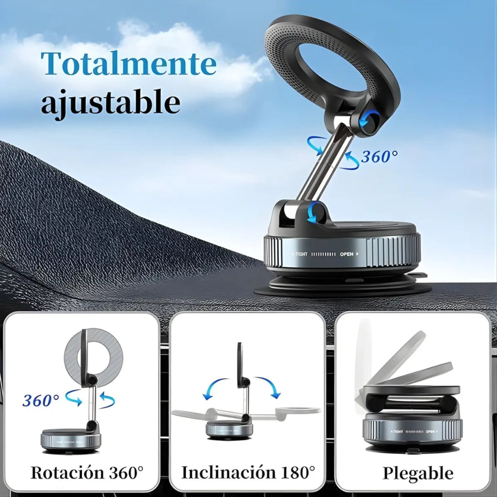 Soporte Magnético 360° – Tu Celular Siempre Firme y a la Vista 2x1